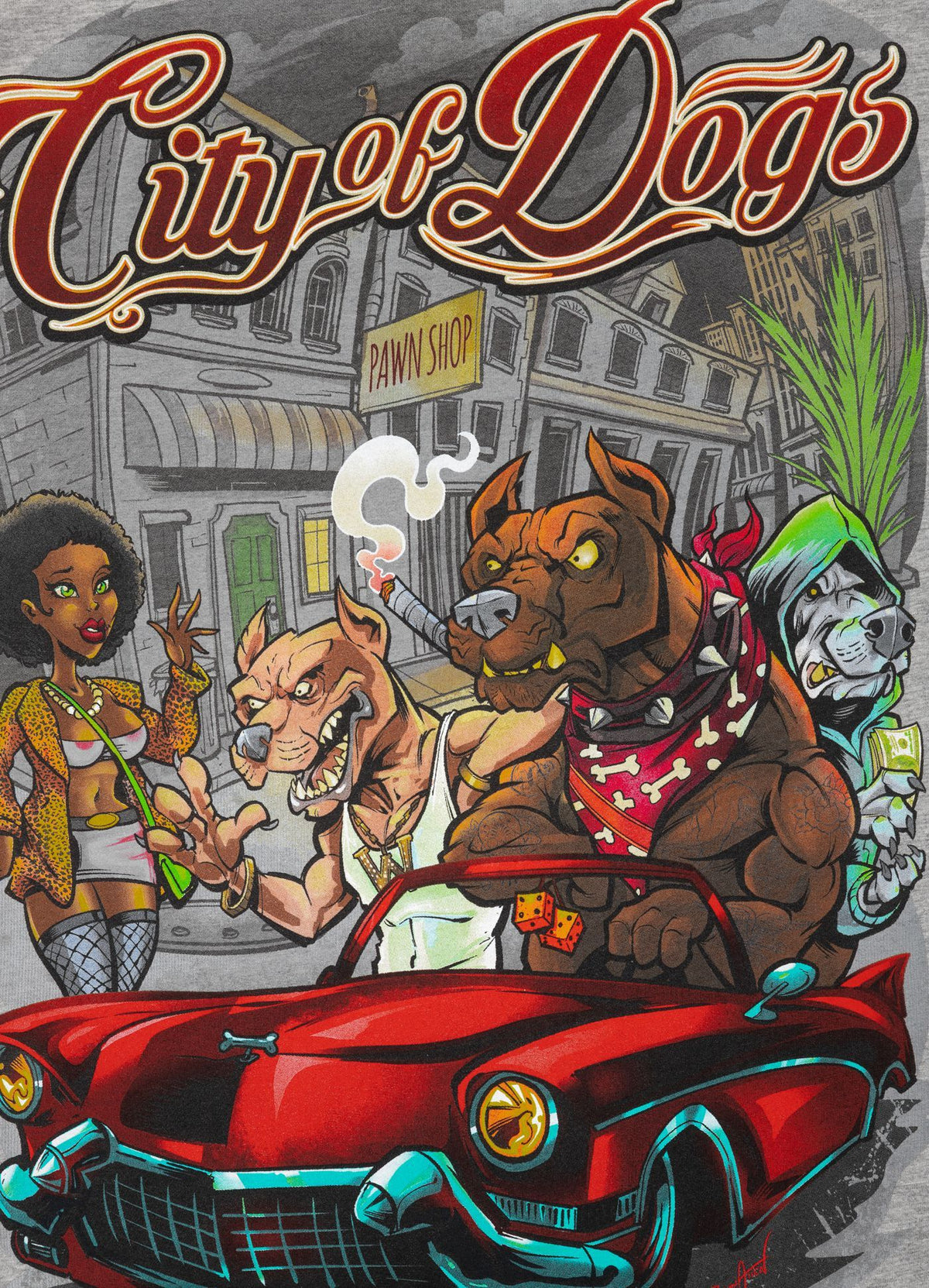 T-shirt City of Dogs 19