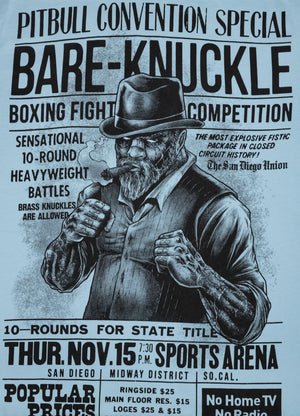 T-shirt Garment Washed Bare-Knuckle