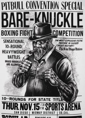 T-shirt Garment Washed Bare-Knuckle