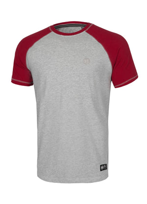 T-Shirt Garment Washed Raglan Small Logo