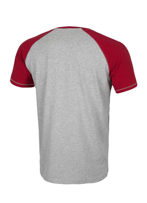 T-Shirt Garment Washed Raglan Small Logo