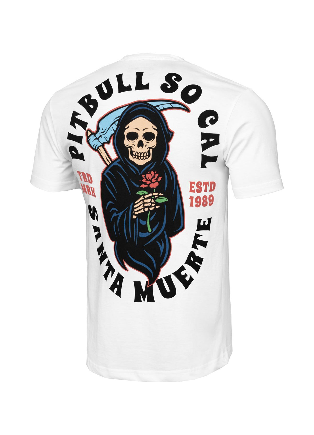 T-Shirt Garment Washed Santa Muerte - Pitbull.eu