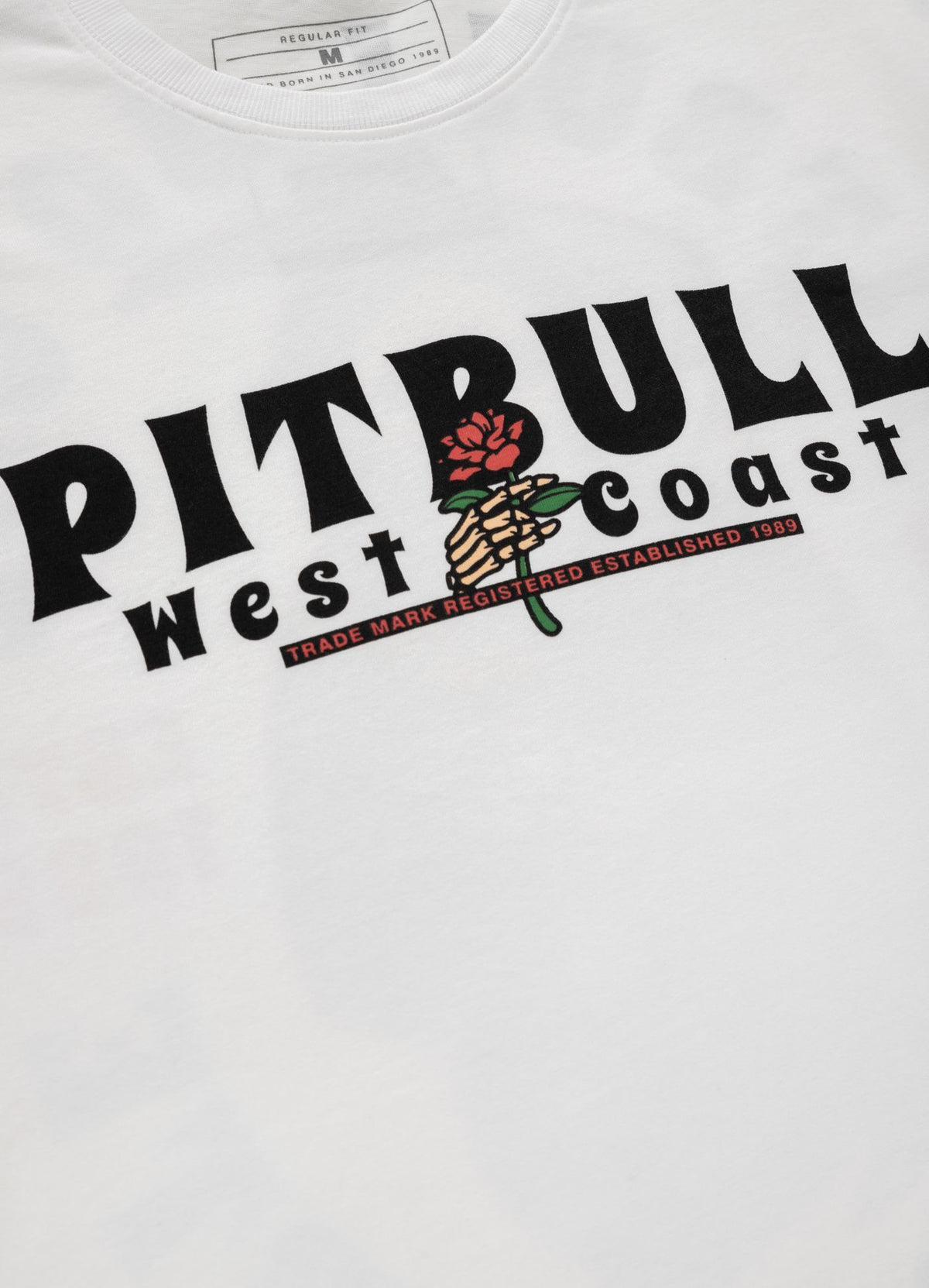 T-Shirt Garment Washed Santa Muerte - Pitbull.eu