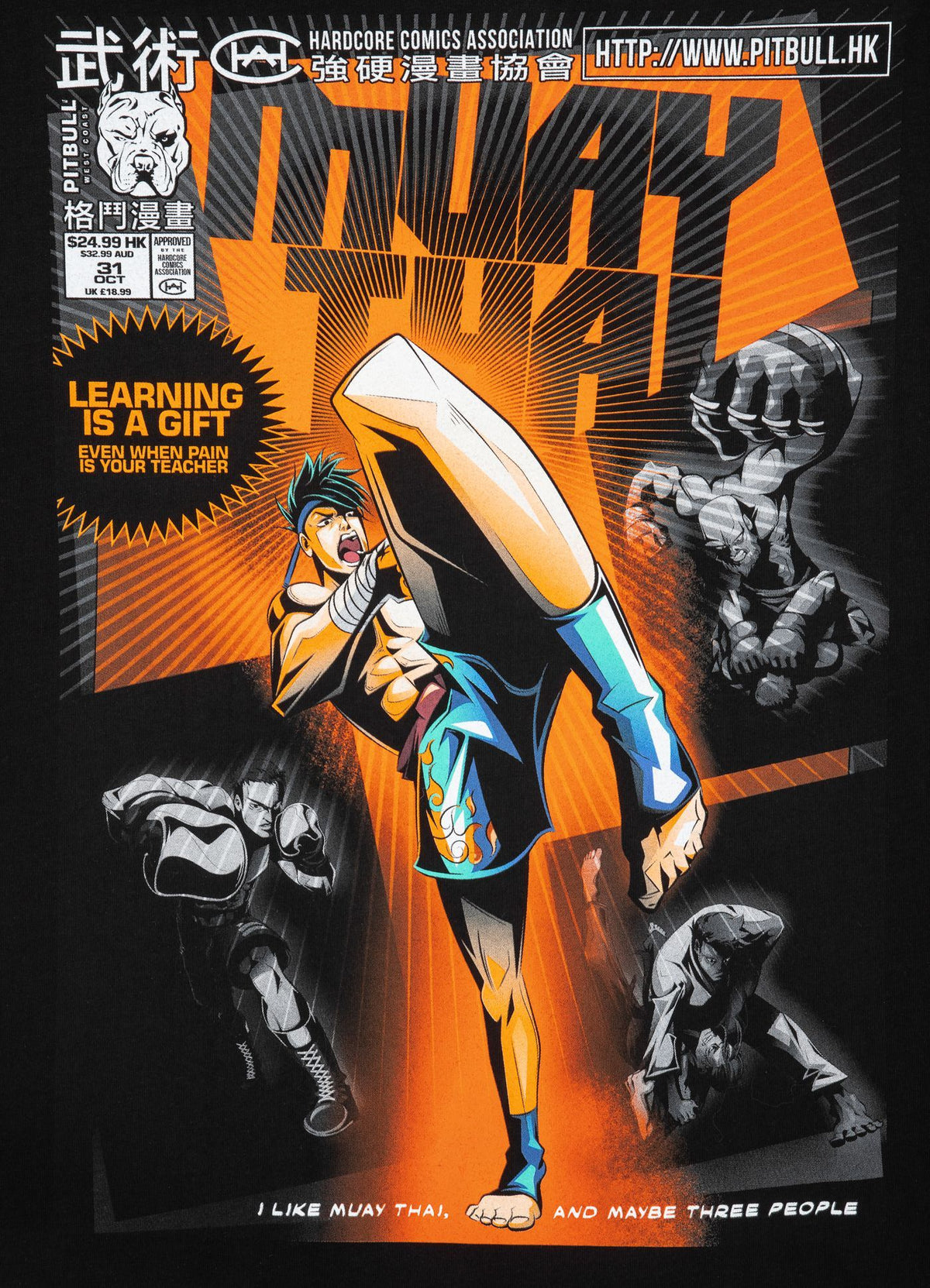 T-Shirt Muay Thai Comics