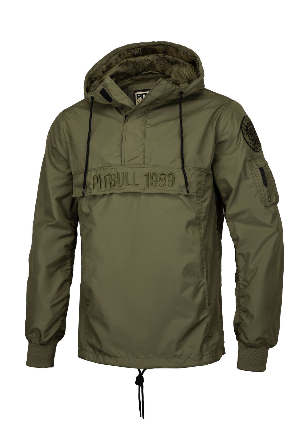 Men's Kangaroo hooded jacket Loring - Olive