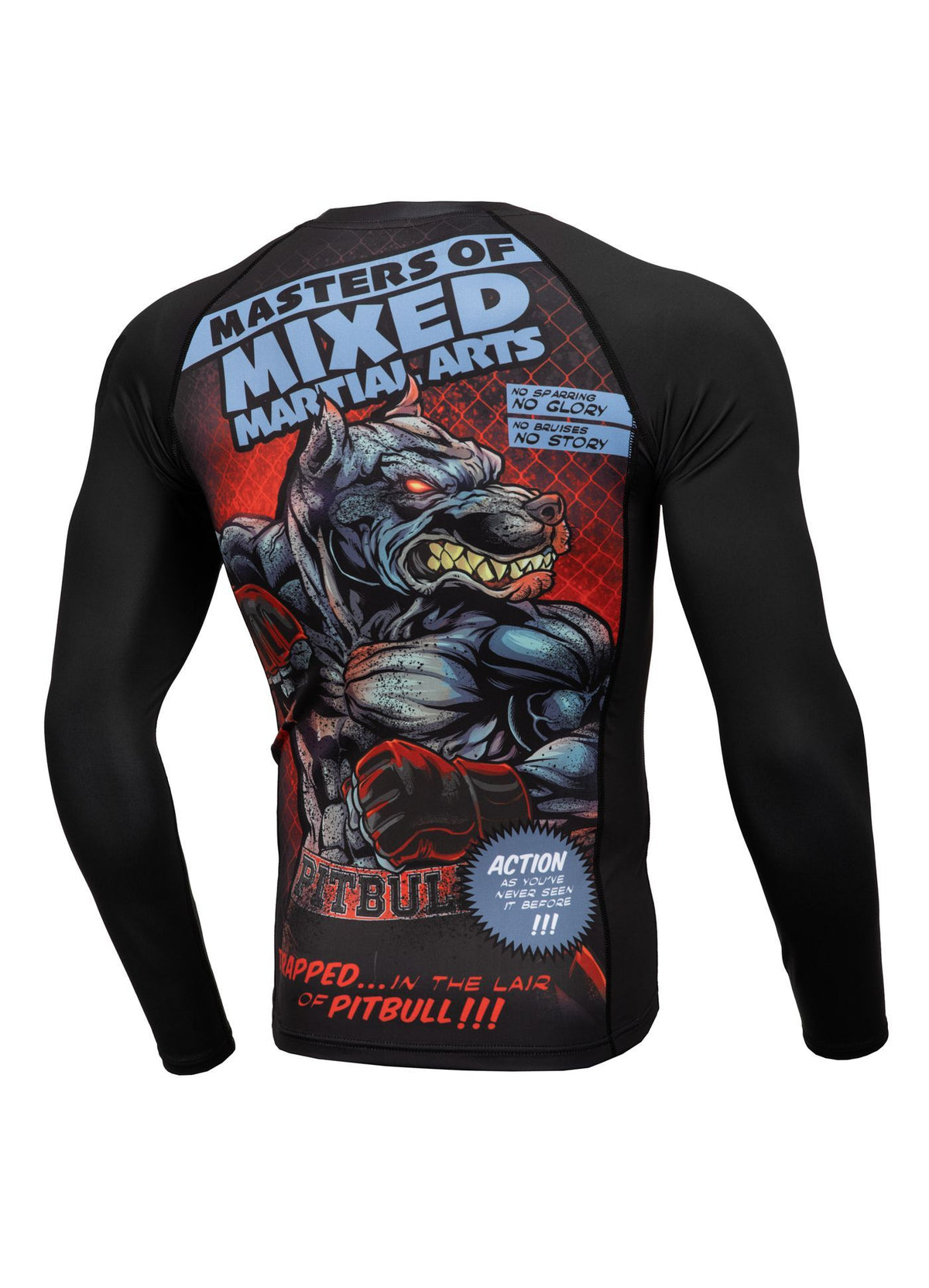 Longsleeve Rashguard Masters Of MMA - Pitbull.eu