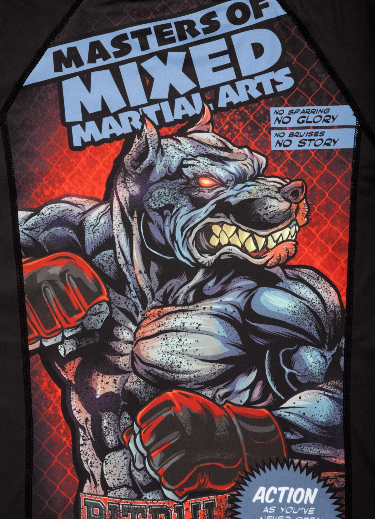 Longsleeve Rashguard Masters Of MMA - Pitbull.eu