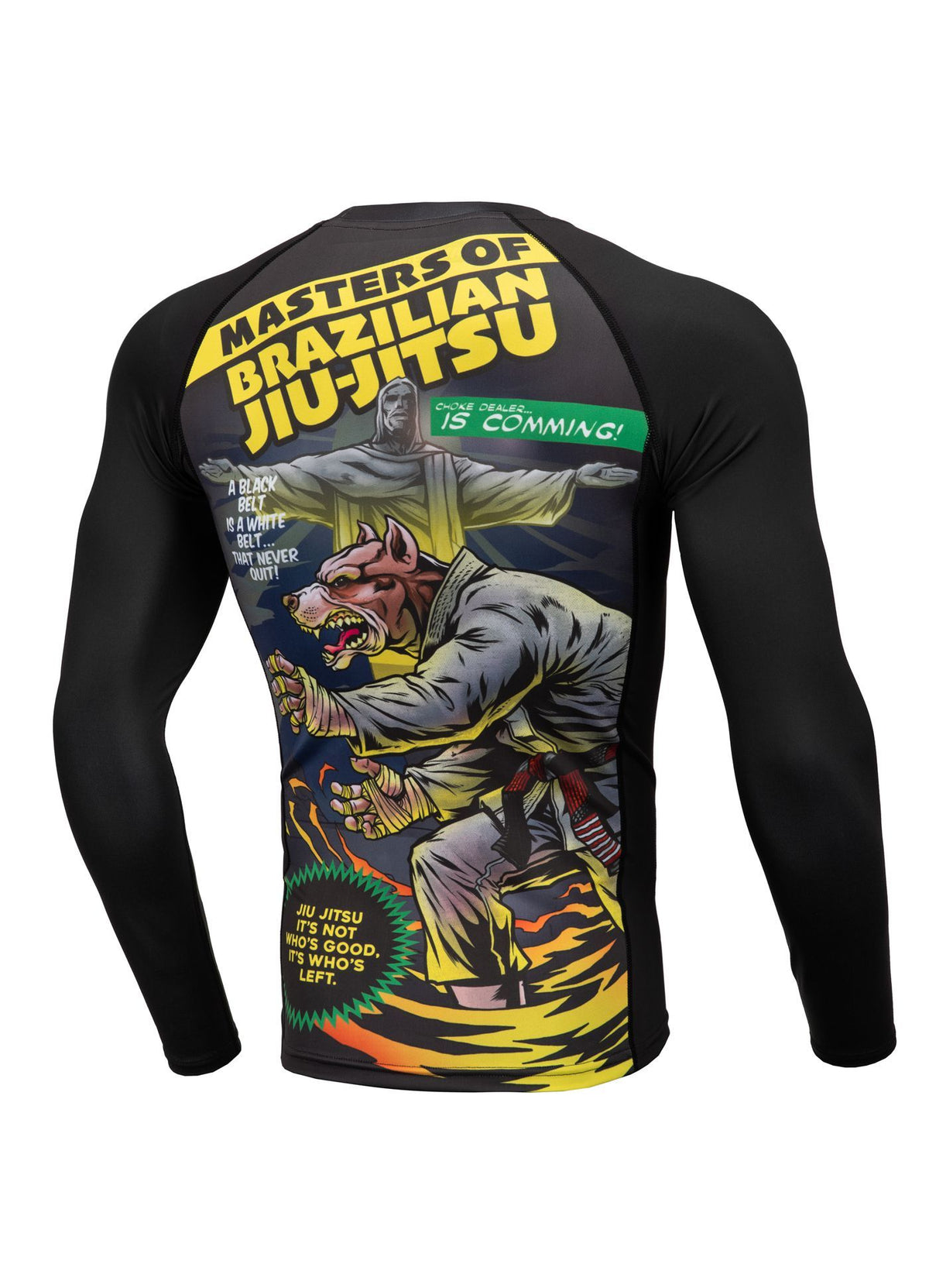 Longsleeve Rashguard Masters Of BJJ - Pitbull.eu