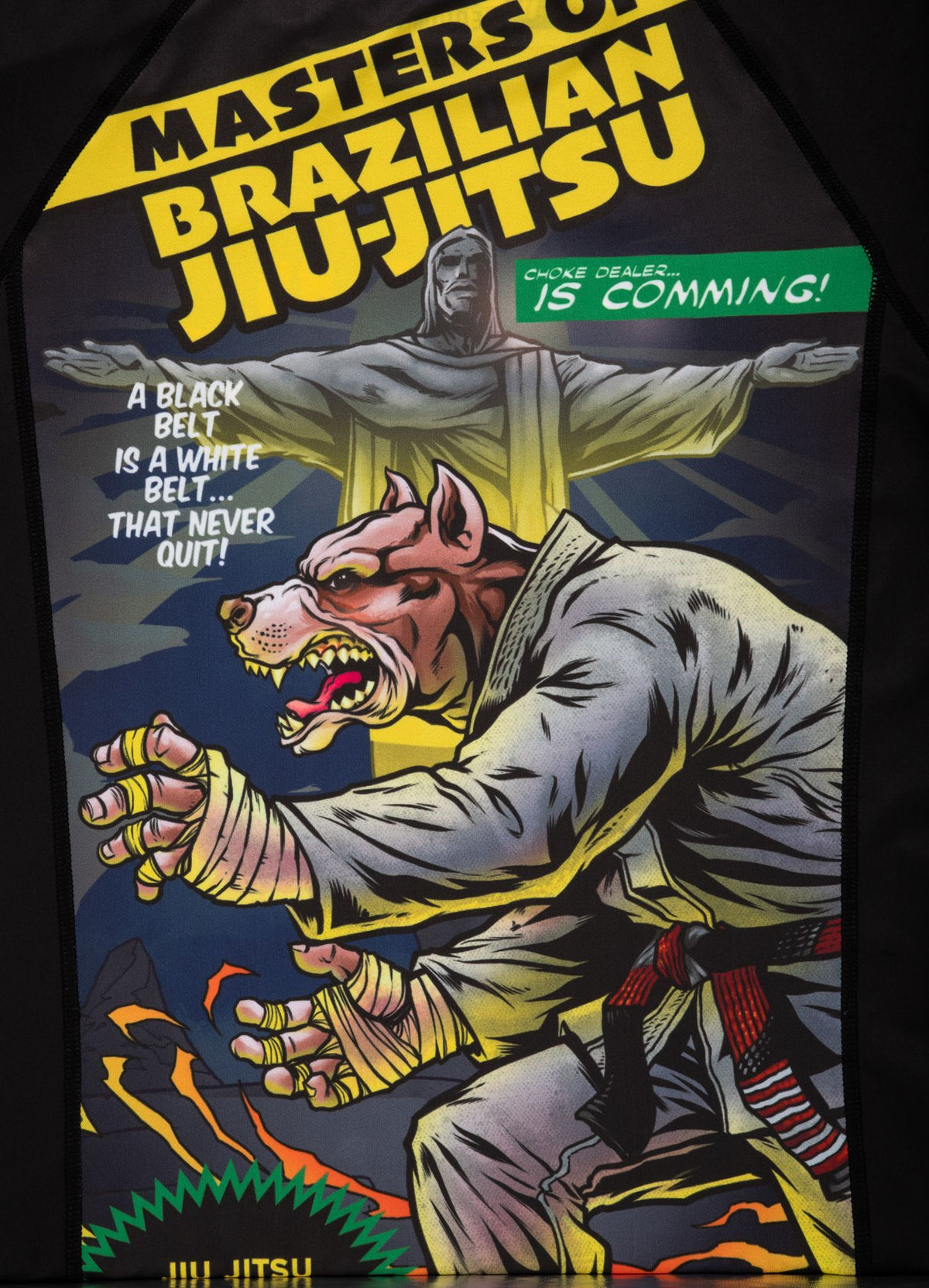 Longsleeve Rashguard Masters Of BJJ - Pitbull.eu