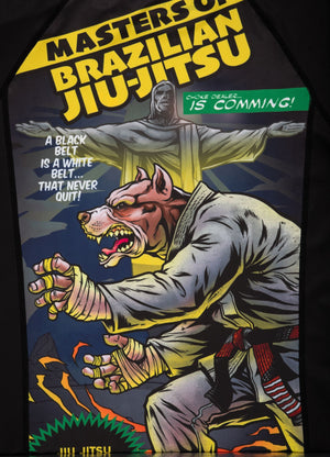 Longsleeve Rashguard Masters Of BJJ - Pitbull.eu