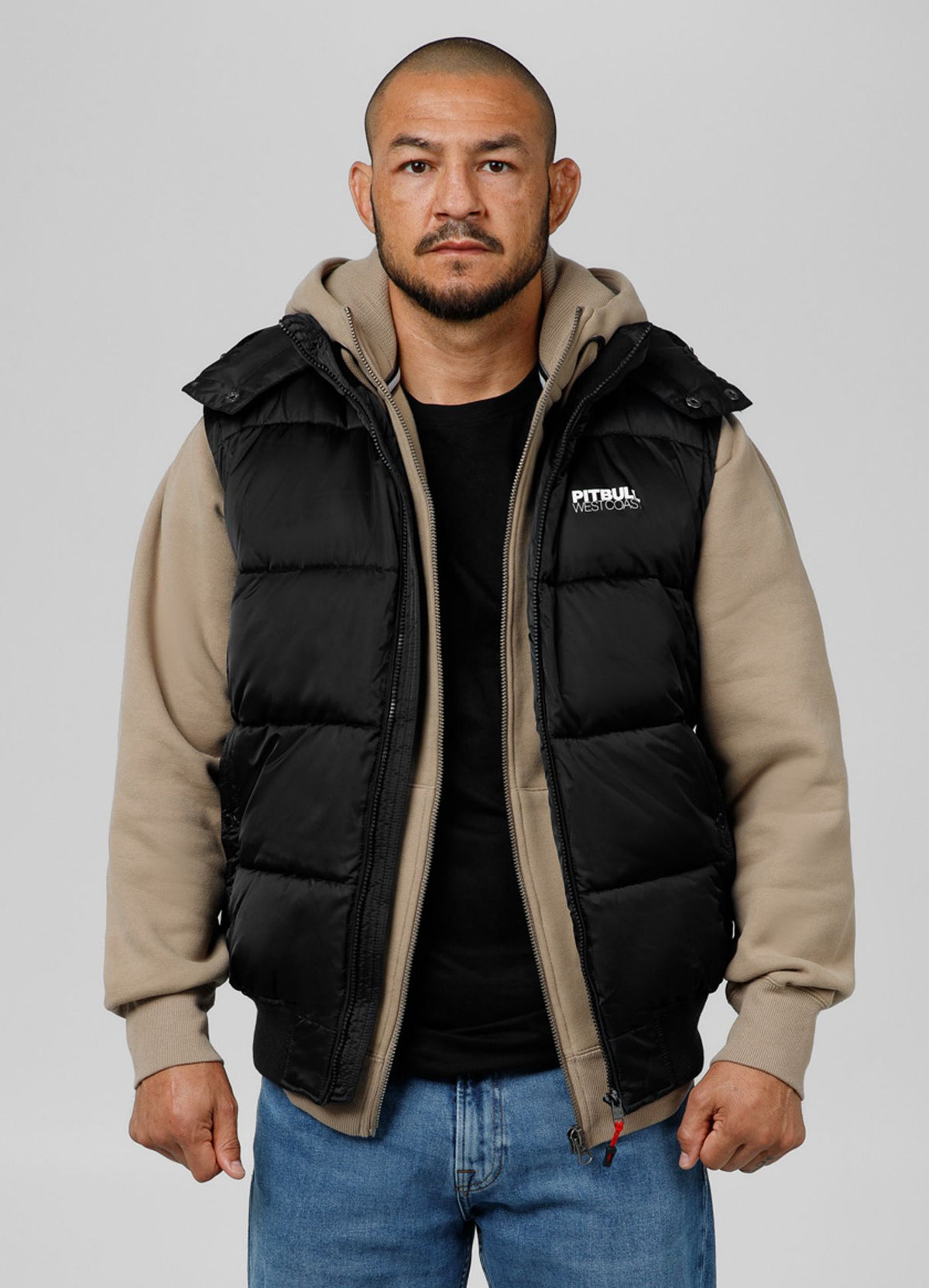 Men's hooded Vest Walpen - Pitbull.eu