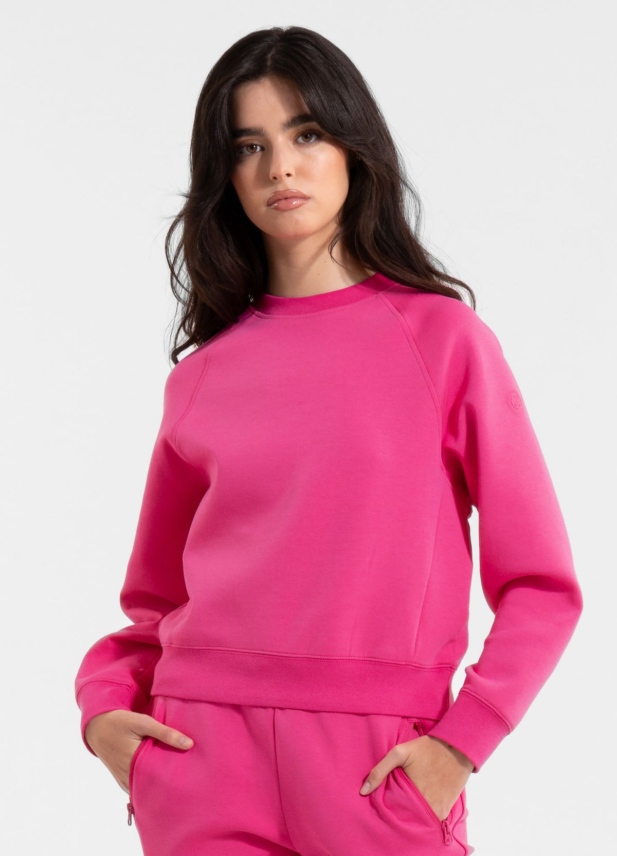 Ženski sweatshirt Discovery - Rasberry