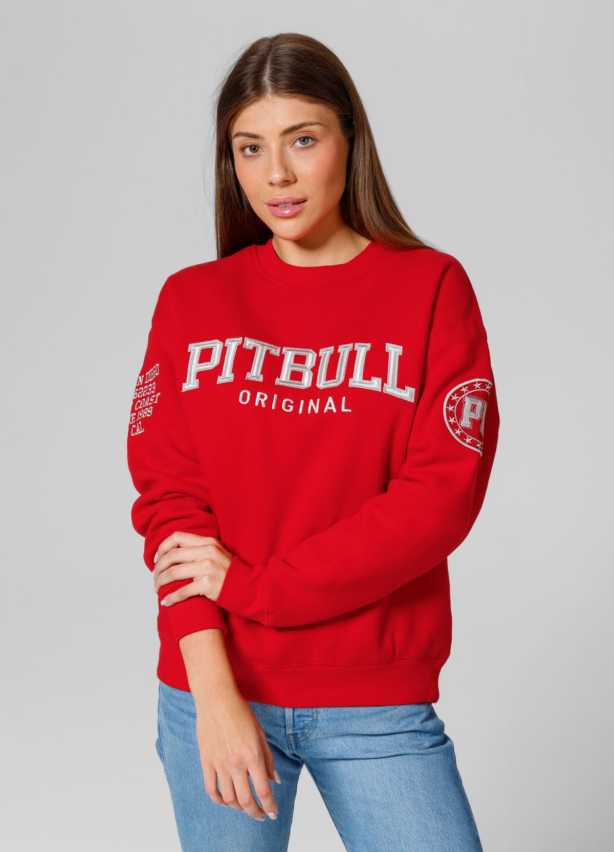 Women's oversize sweatshirt Tyrian