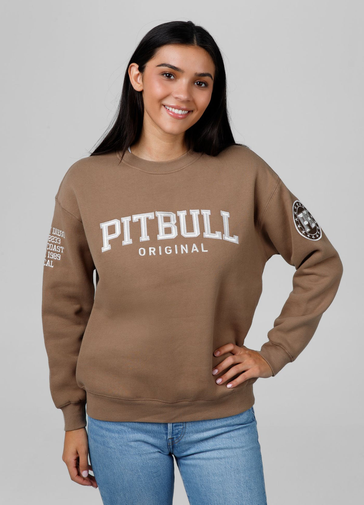 Women's oversize sweatshirt Tyrian