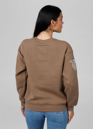 Women's oversize sweatshirt Tyrian