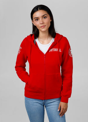 Women's zip-up hoodie French Tyrian