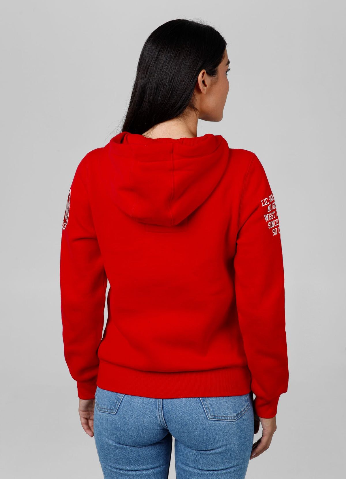 Women's zip-up hoodie French Tyrian