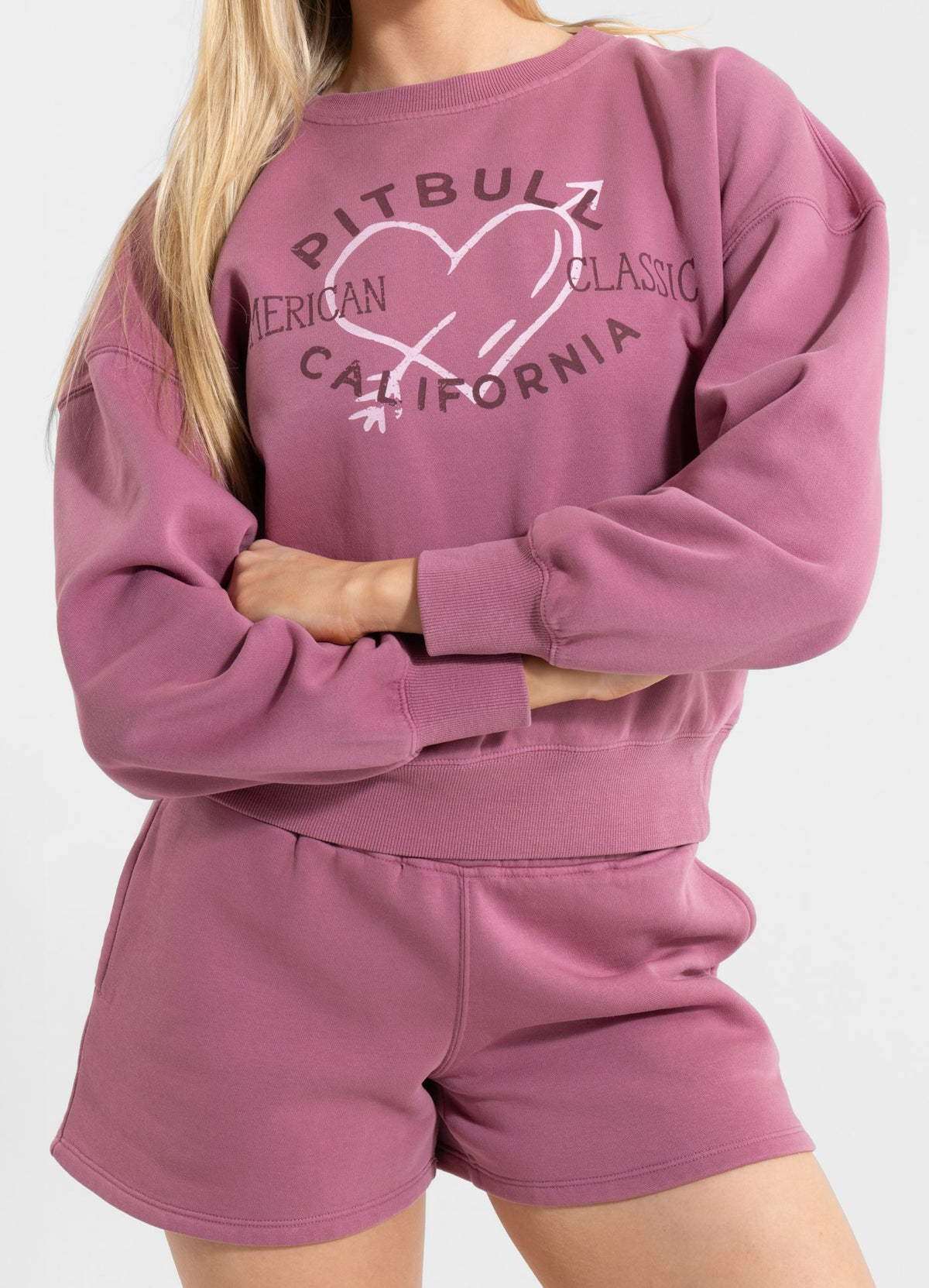 Women's sweatshirt Washed MANZANITA HEART