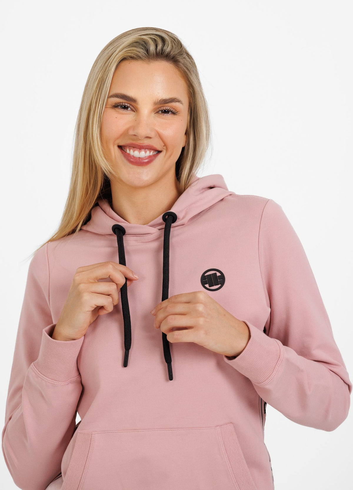 Ženska majica s kapuljačom French Terry La Canada - Pink