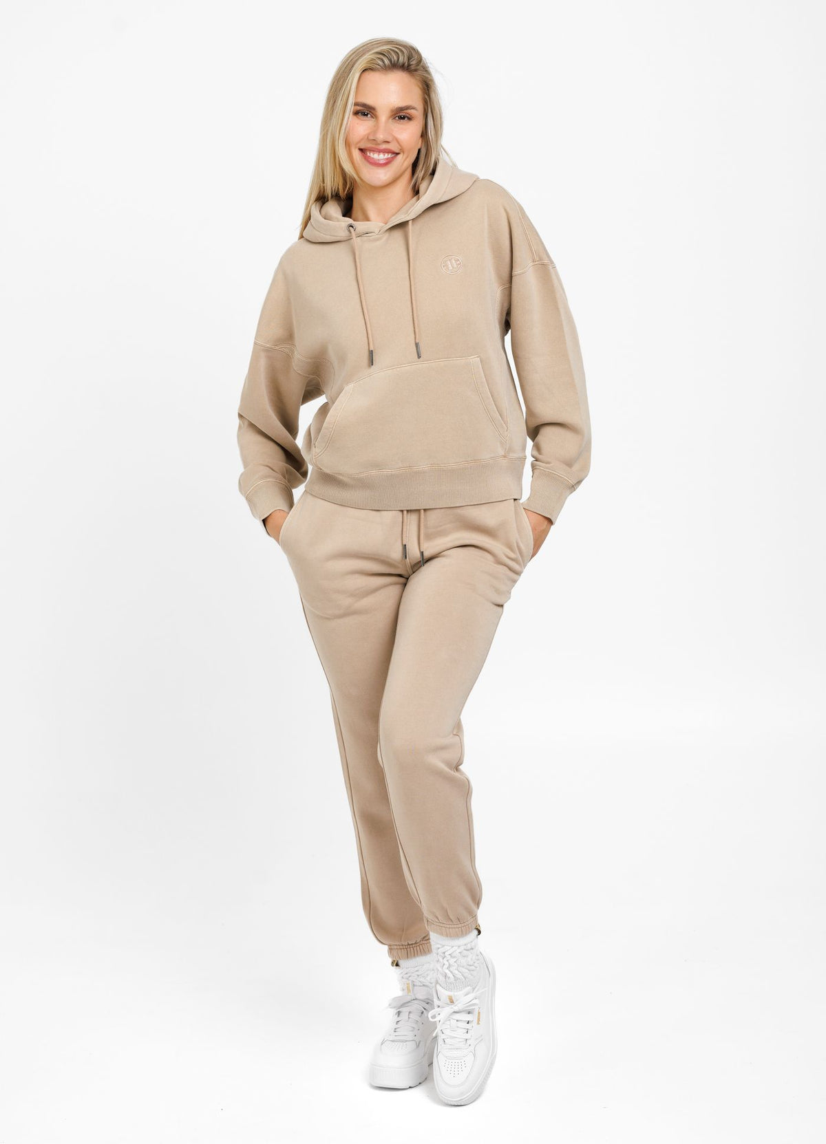 Women's hoodie Washed Manzanita - Sand