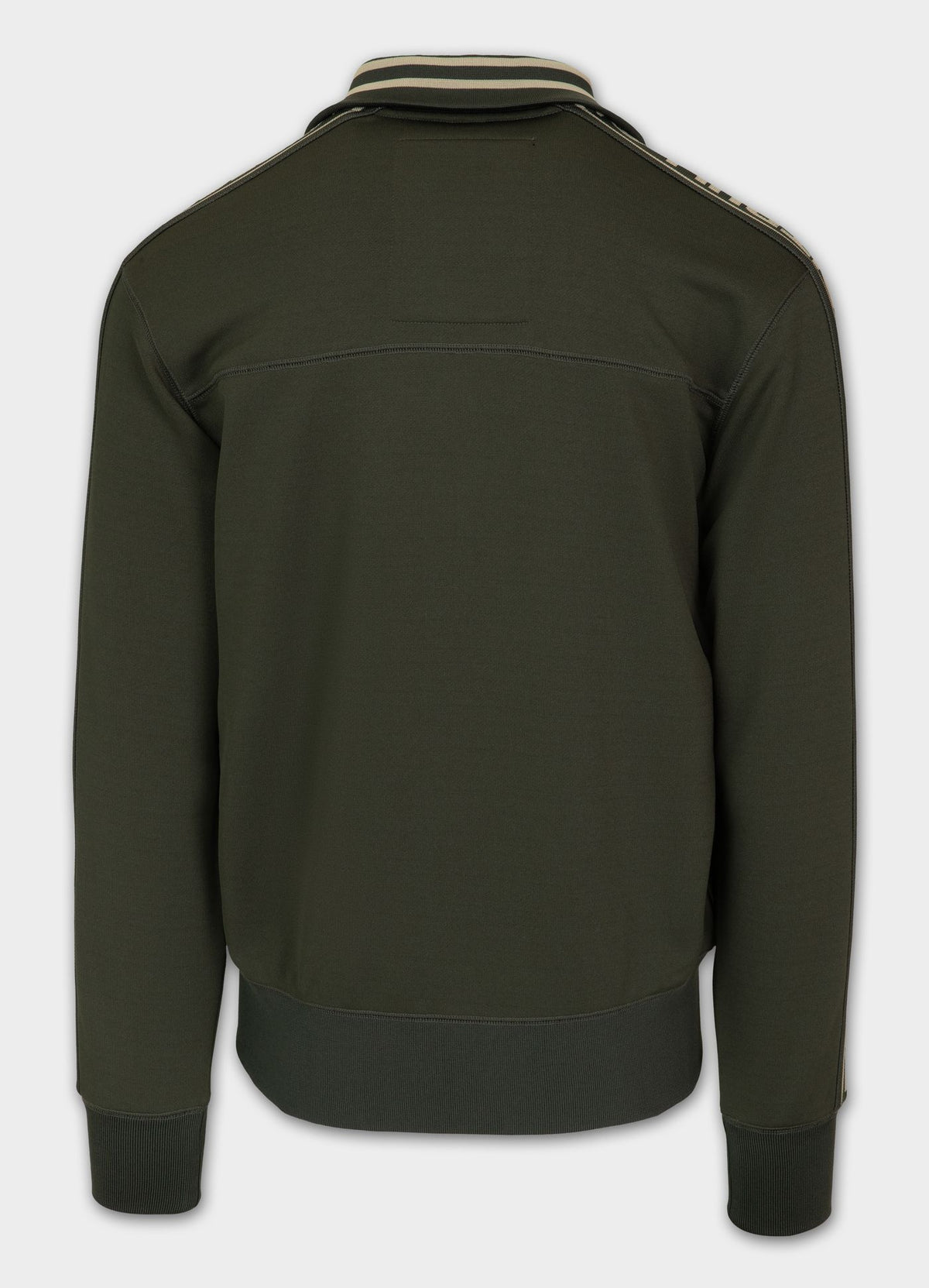 Men's Sweatjacket Oldschool Tape Logo - Dark green