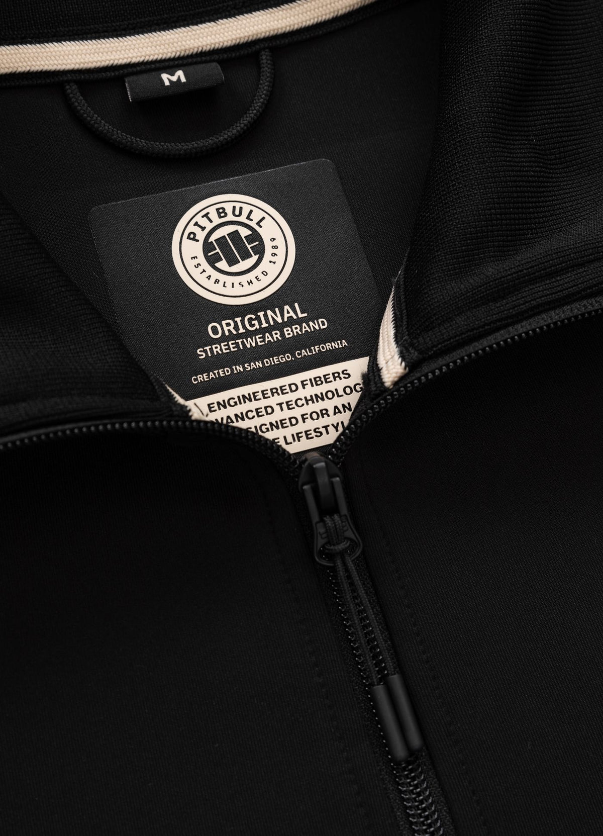 Men's Sweatjacket Oldschool POWERS - Black