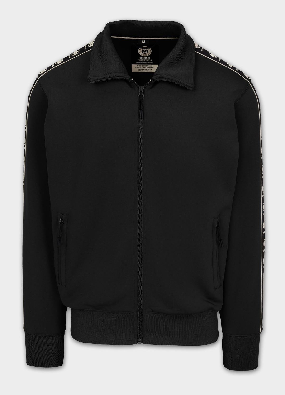 Men's Sweatjacket Oldschool POWERS - Black
