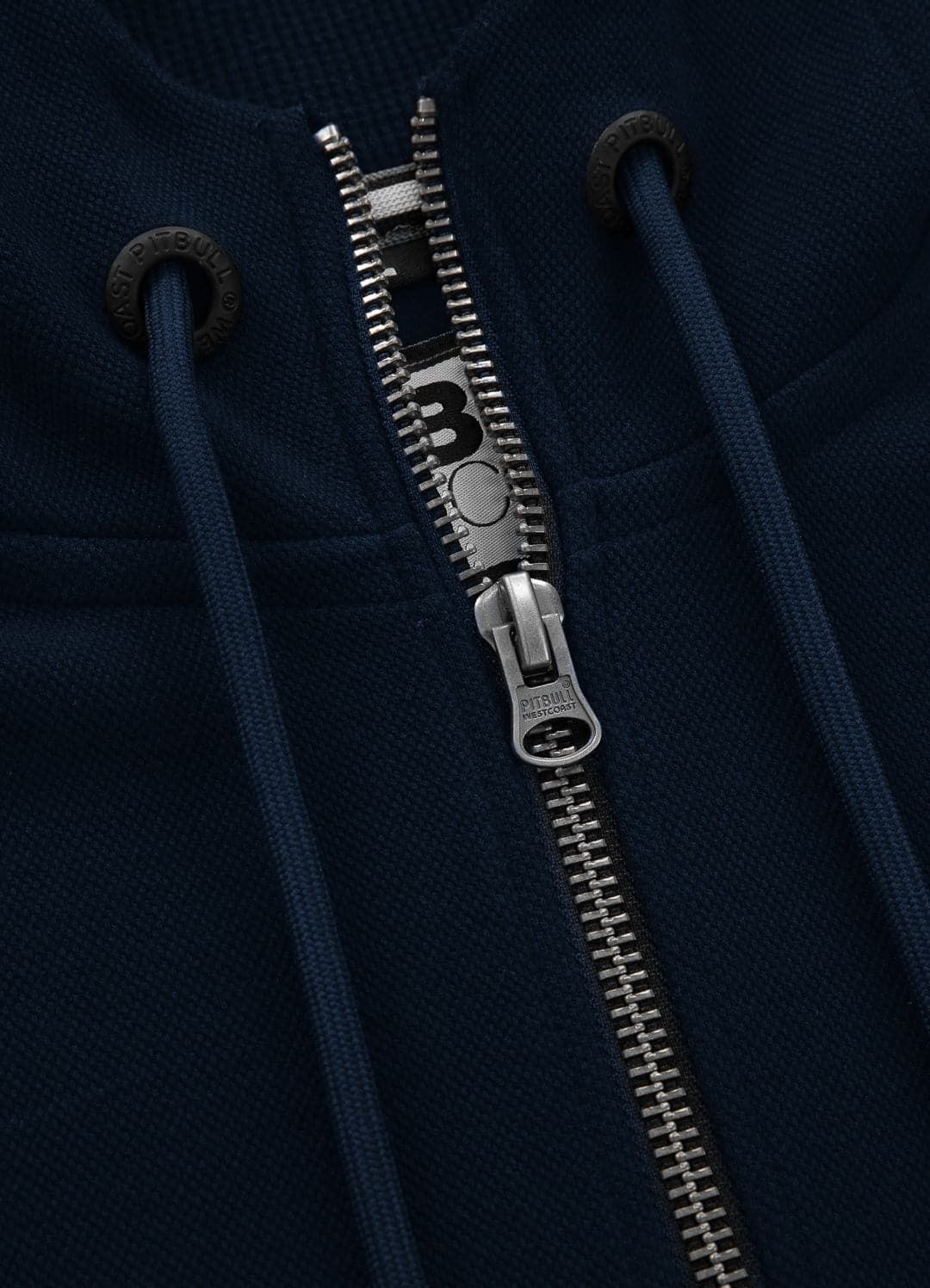 Muška majica s kapuljačom na patentni zatvarač Pique Small Logo