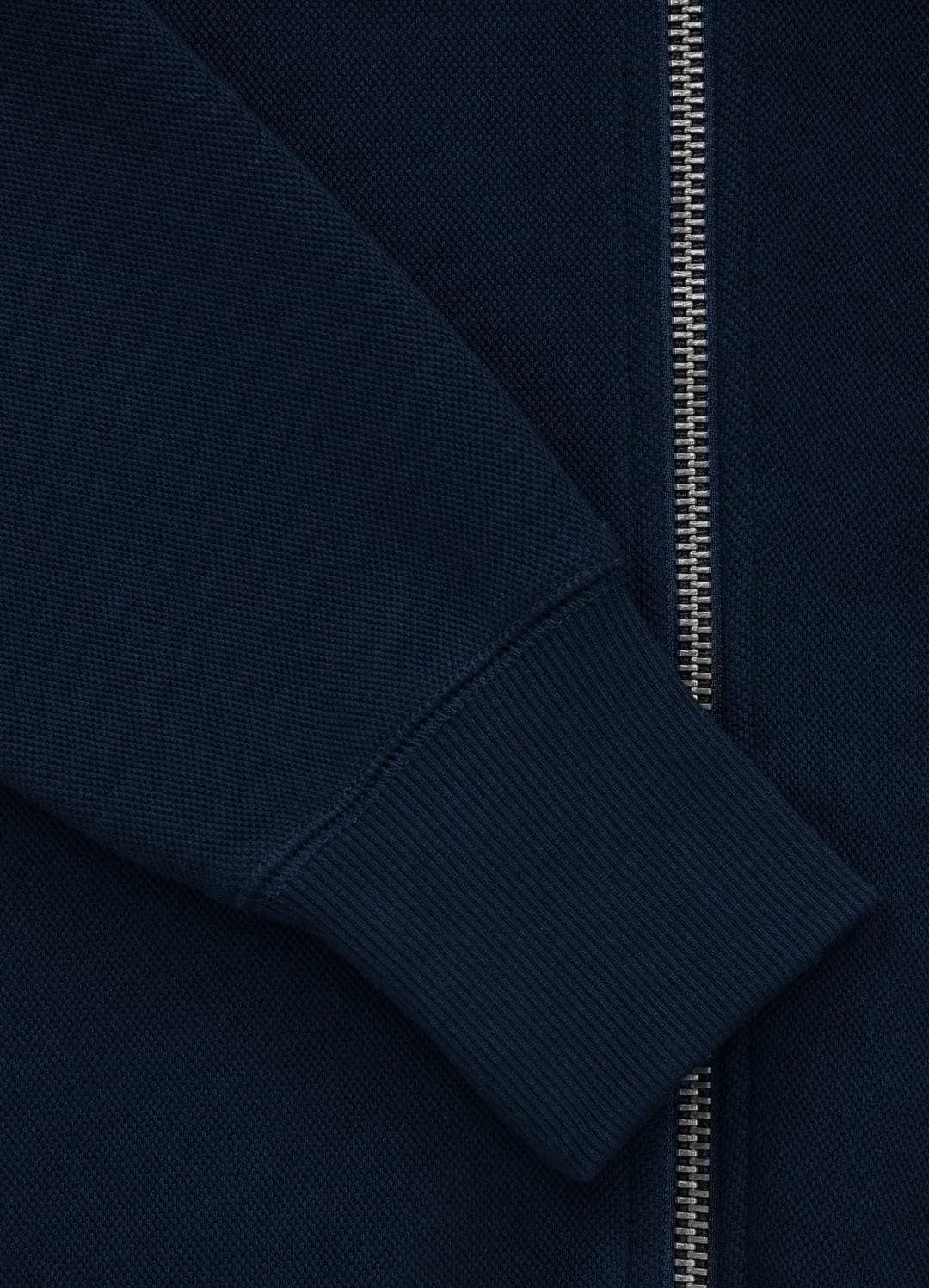 Muška majica s kapuljačom na patentni zatvarač Pique Small Logo