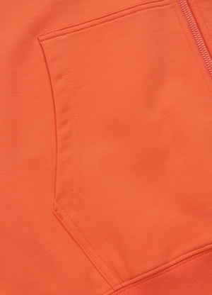 Men's Zip-up hoodie PLANET SURF - Salmon