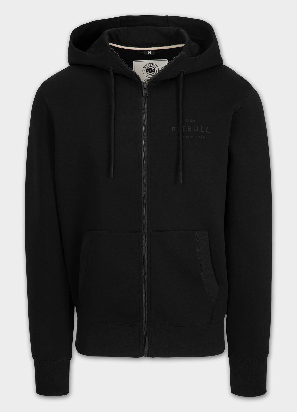 Men's Zip-up hoodie SAMPSON - Black