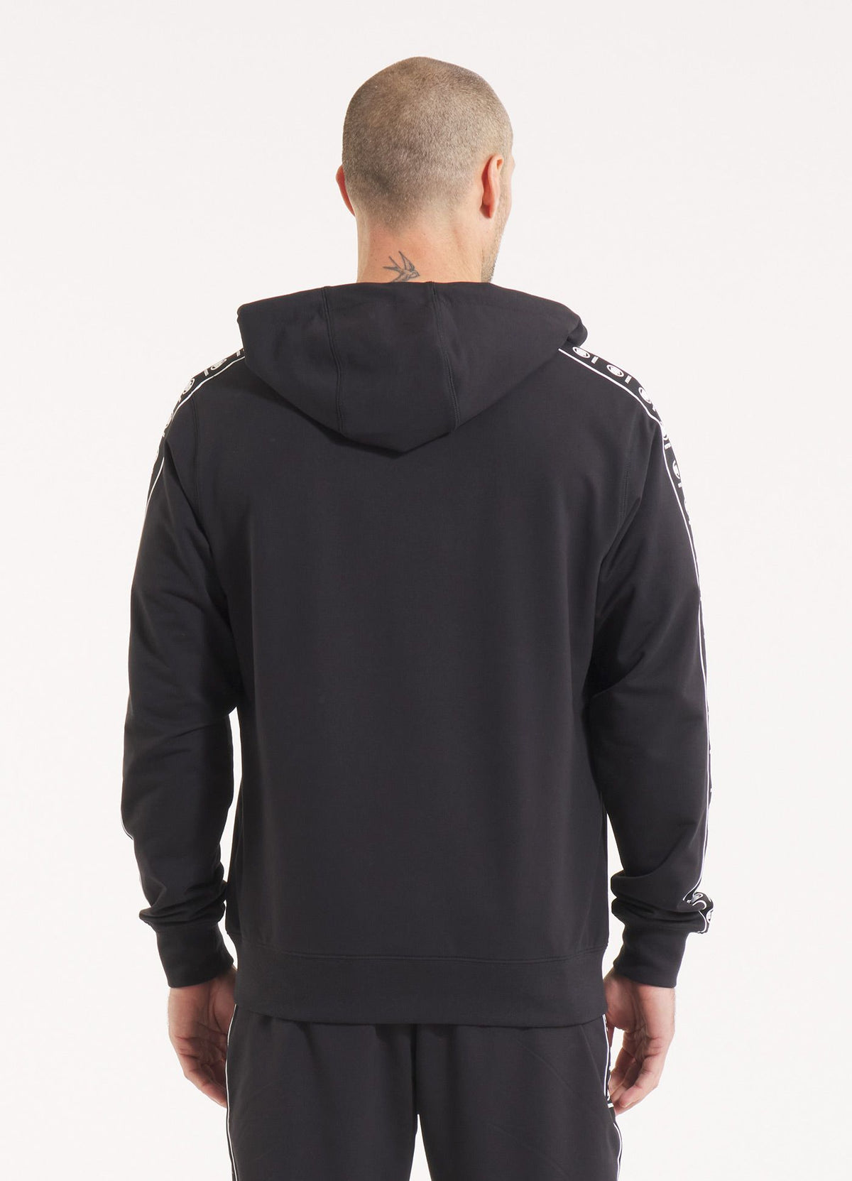 Men's Zip-up hoodie TAPE NUGGET - Black