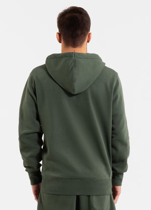 Men's Zip-up hoodie Washed Lancaster II - Washed green