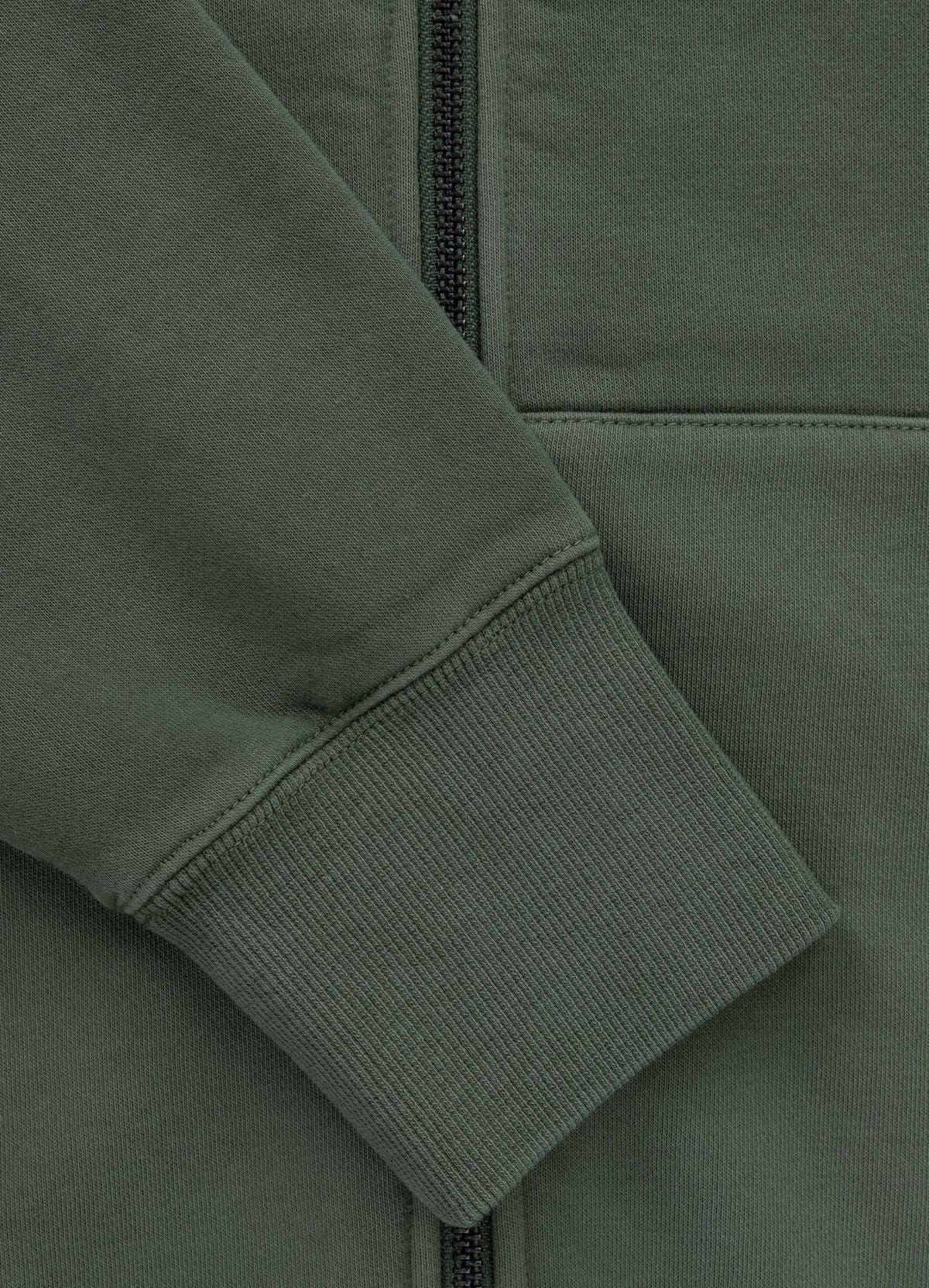 Men's Zip-up hoodie Washed Lancaster II - Washed green