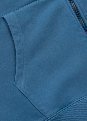 Men's Zip-up hoodie Washed Lancaster II - Shade blue