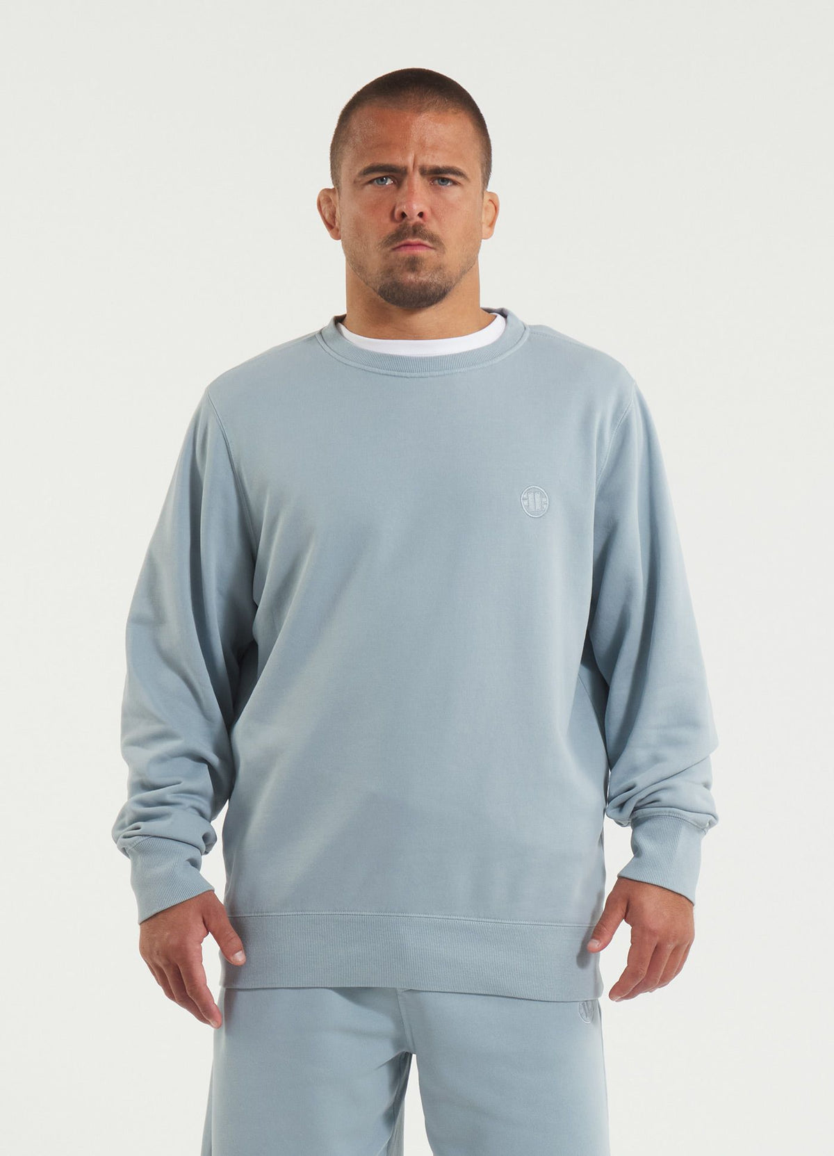 Men's Sweatshirt Washed Lancaster II - Washed blue