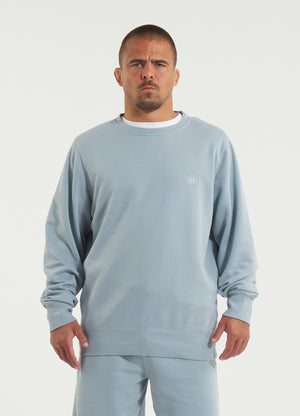 Men's Sweatshirt Washed Lancaster II - Washed blue