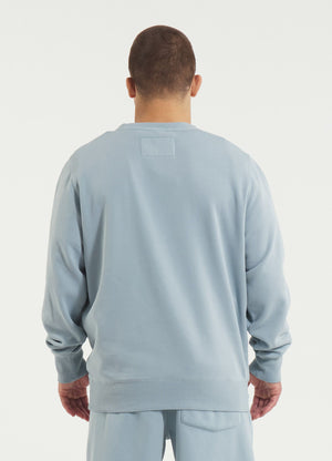 Men's Sweatshirt Washed Lancaster II - Washed blue