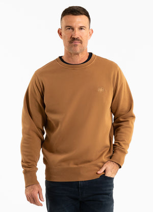 Men's Sweatshirt Washed Lancaster II - Honey yellow