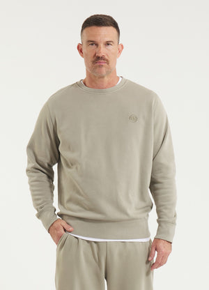 Men's Sweatshirt Washed Lancaster II - Gray Harbour