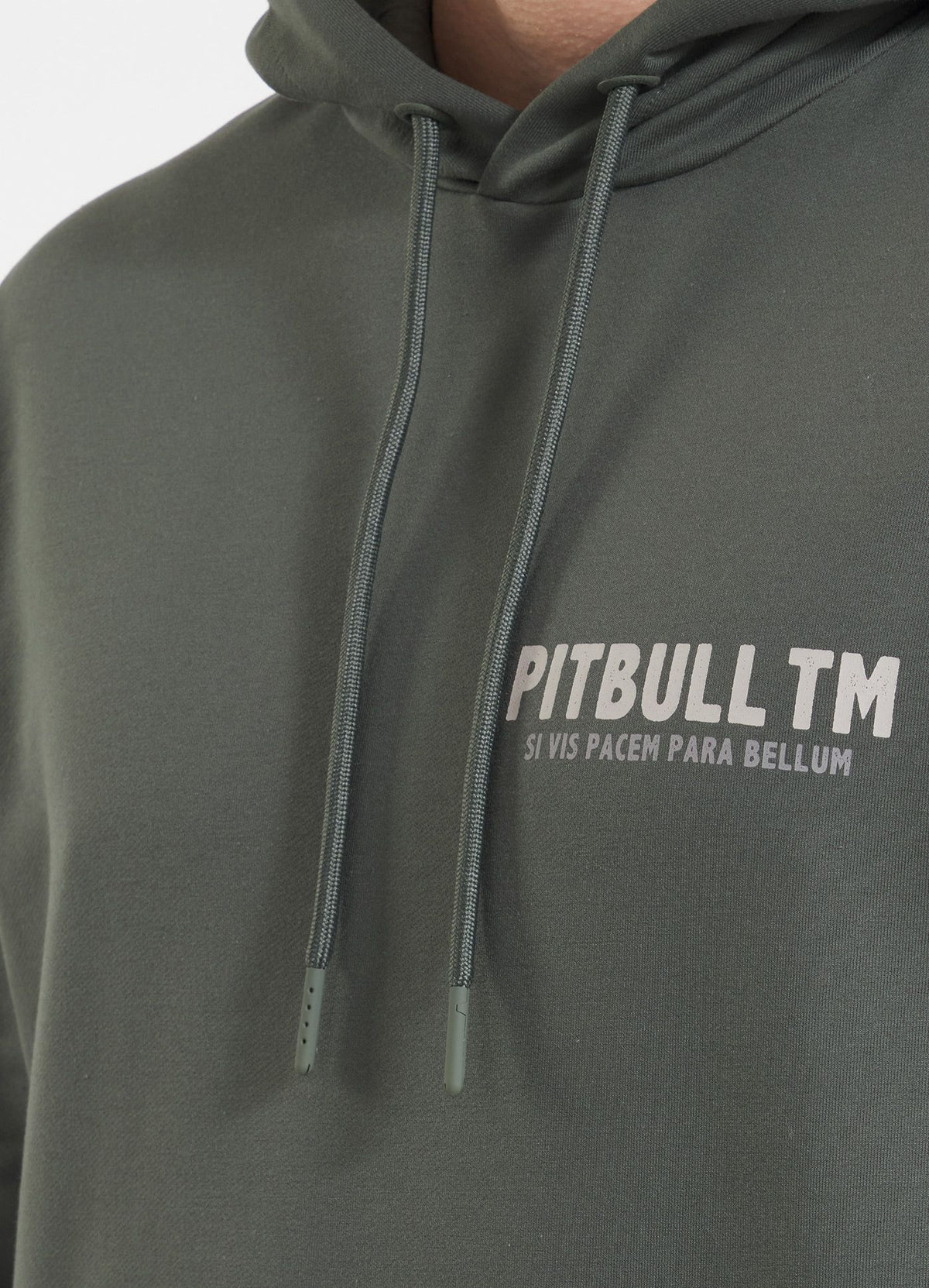 Muška majica s kapuljačom PARA BELLUM - zelena
