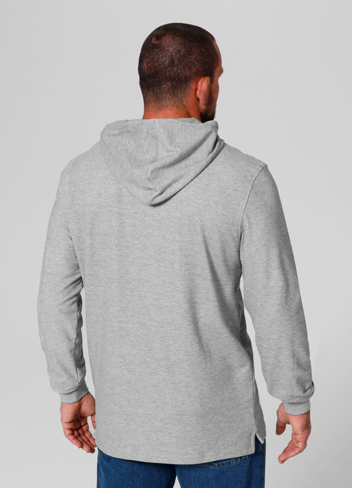 Muška majica s kapuljačom Pique Rockey - Grey Melange