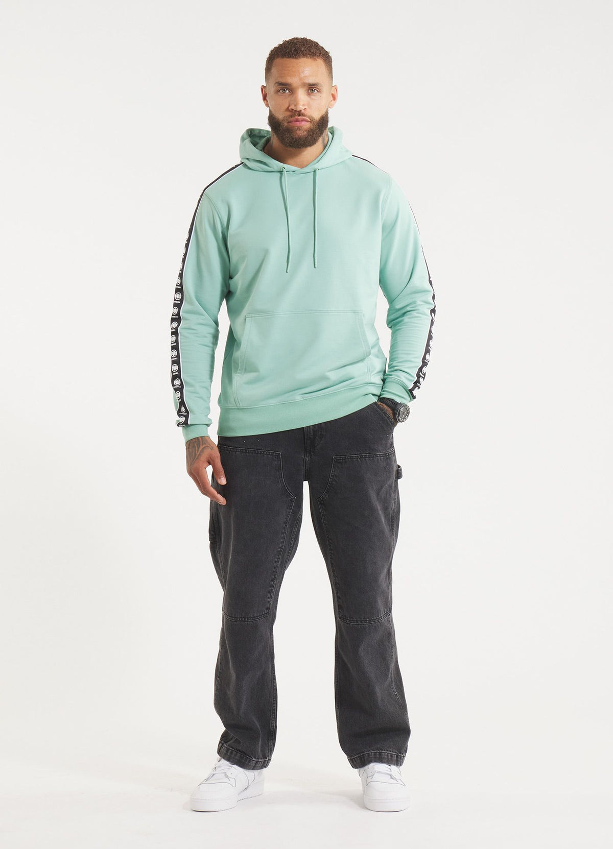 Men's Hoodie TAPE NUGGET - Light mint