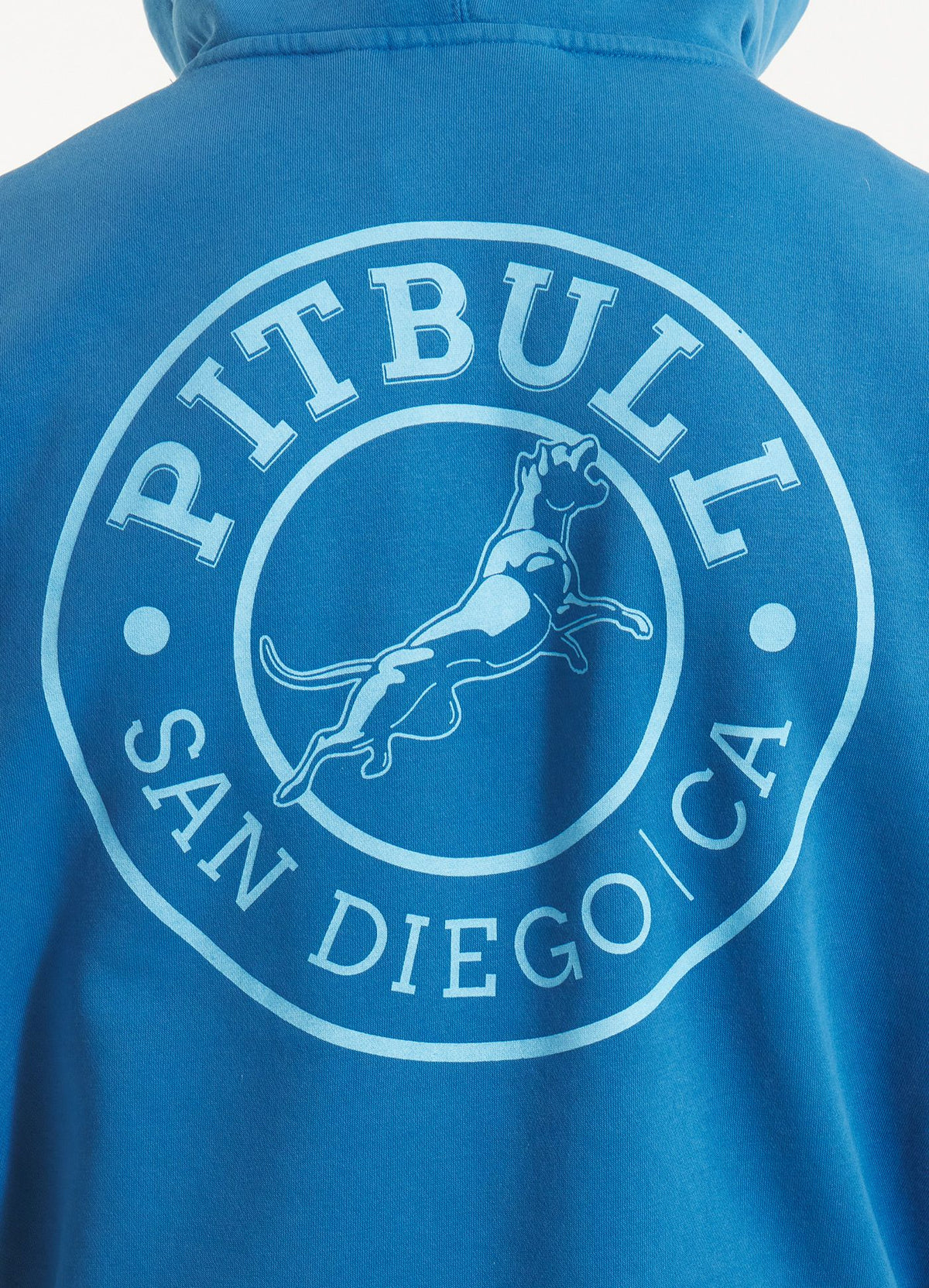 Men's Hoodie Washed VINTAGE BOXING - Shade blue