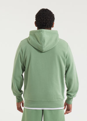 Men's Hoodie Washed Lancaster II - Sage green