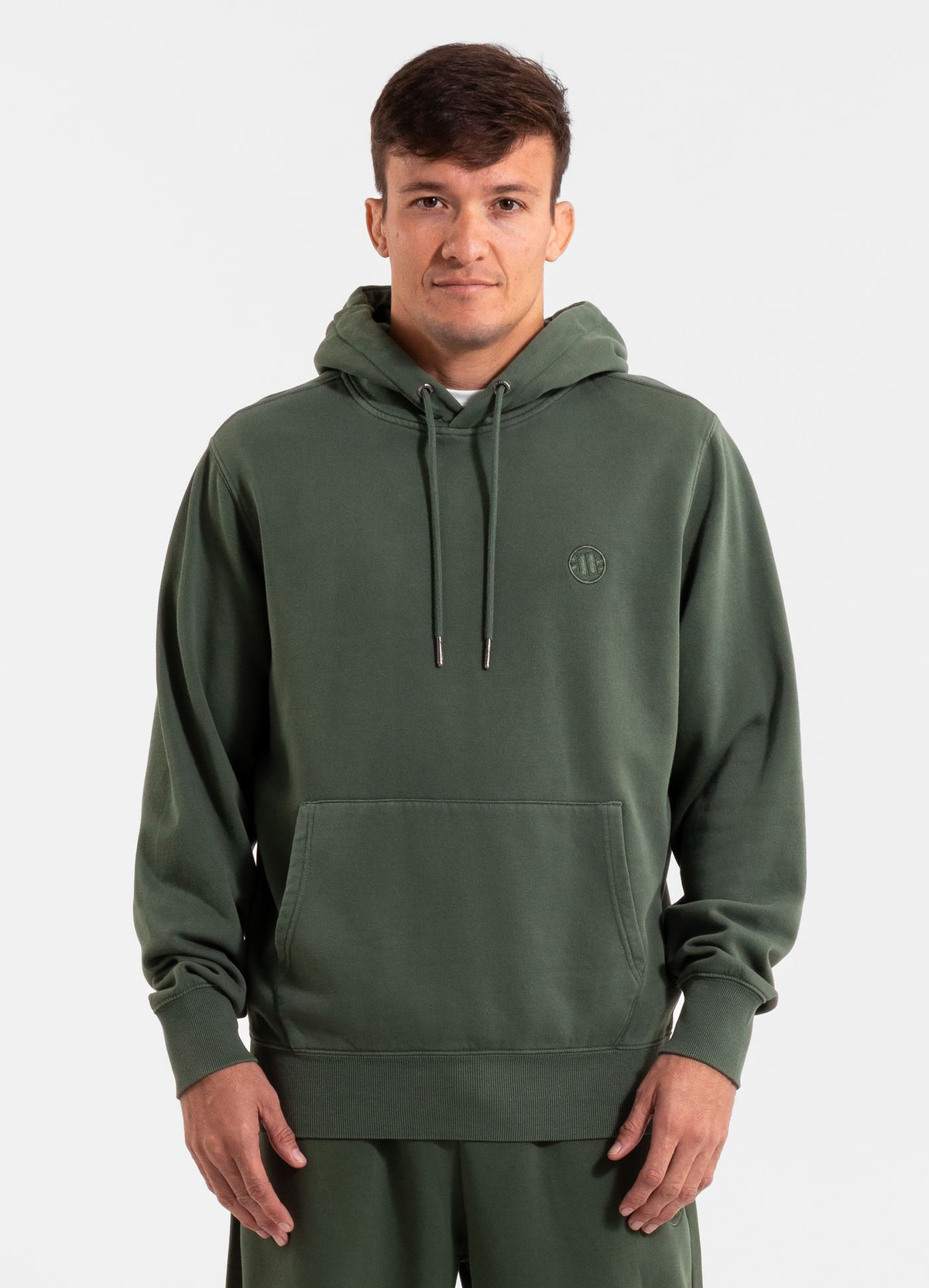 Men's Hoodie Washed Lancaster II - Washed green