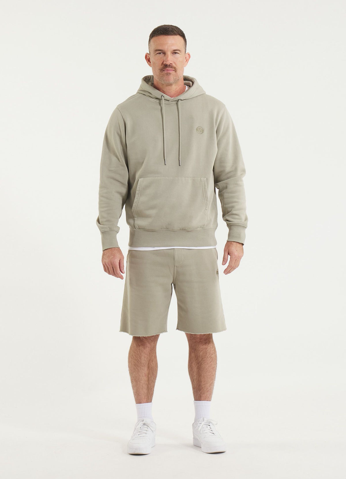 Men's Hoodie Washed Lancaster II - Gray Harbour