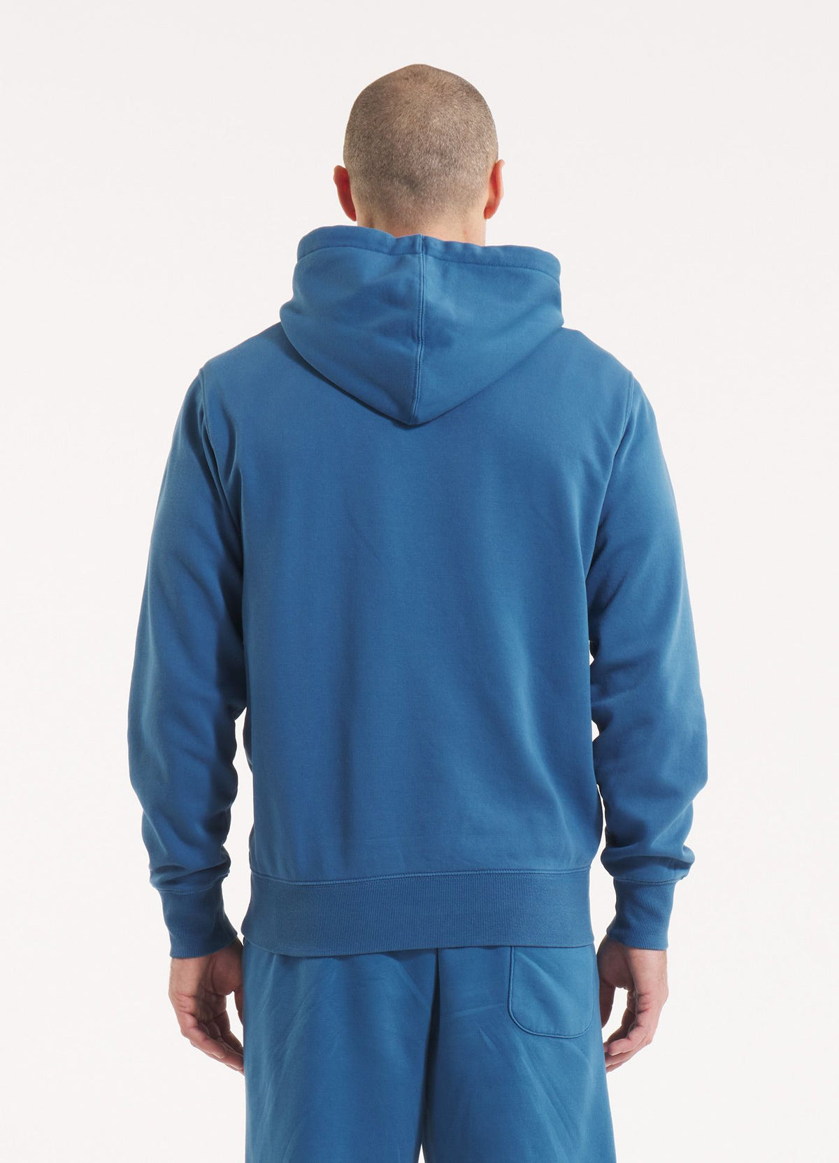 Men's Hoodie Washed Lancaster II - Shade blue