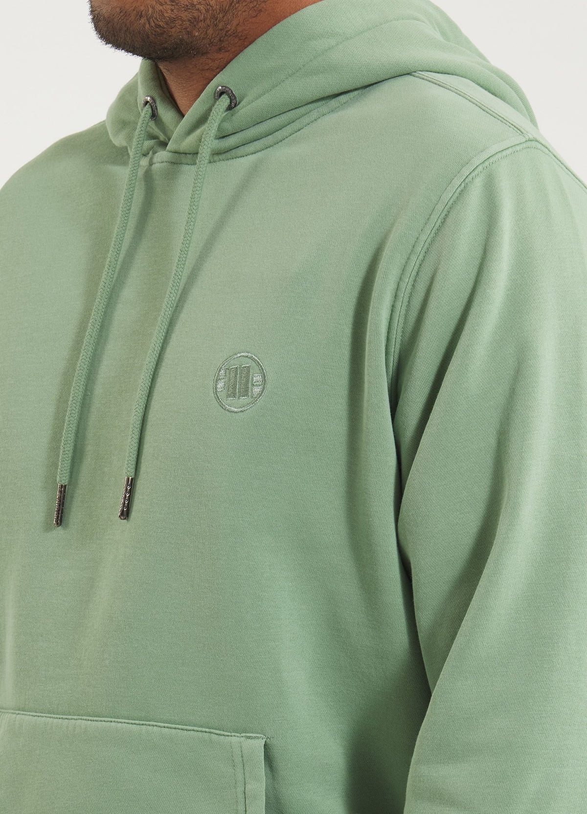 Men's Hoodie Washed Lancaster II - Sage green