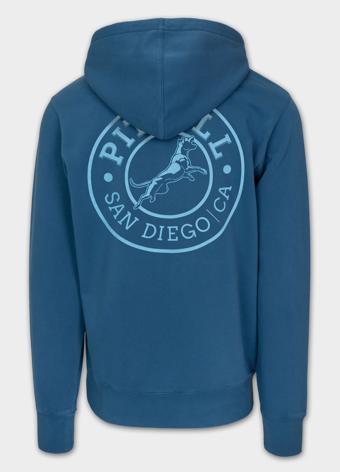 Men's Hoodie Washed VINTAGE BOXING - Shade blue
